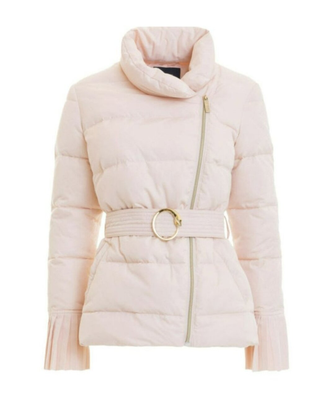 Roberto Cavalli Class Pink Puffer Jacket Medium 8/10 Tg40 Nwt